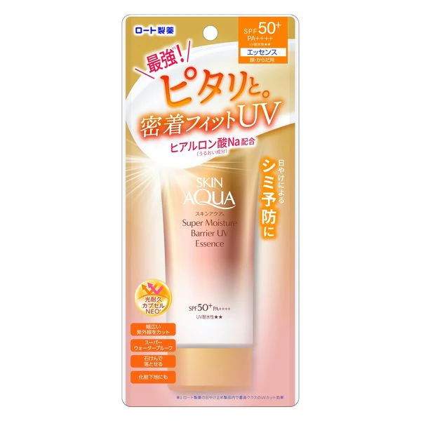 Rohto Skin Aqua Super Moisture Barrier UV Essence SPF 50+ PA++++ - Image 2