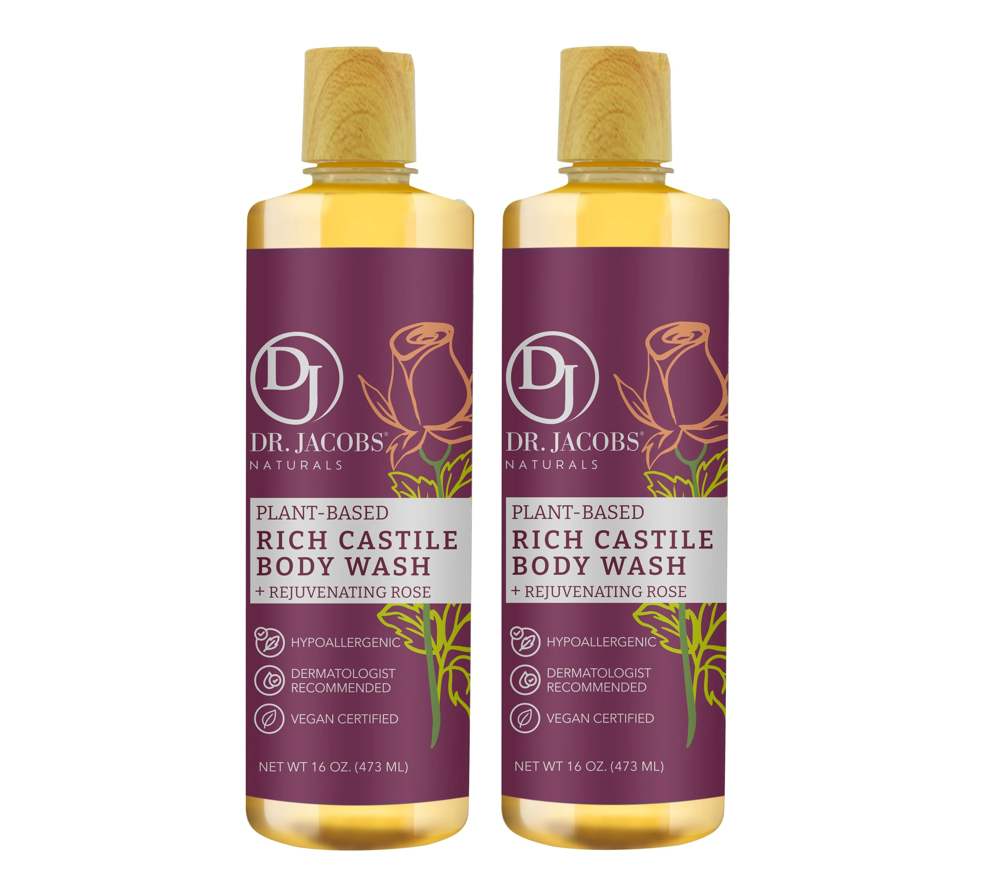 Rose Castile Body Wash (All American) - Image 7