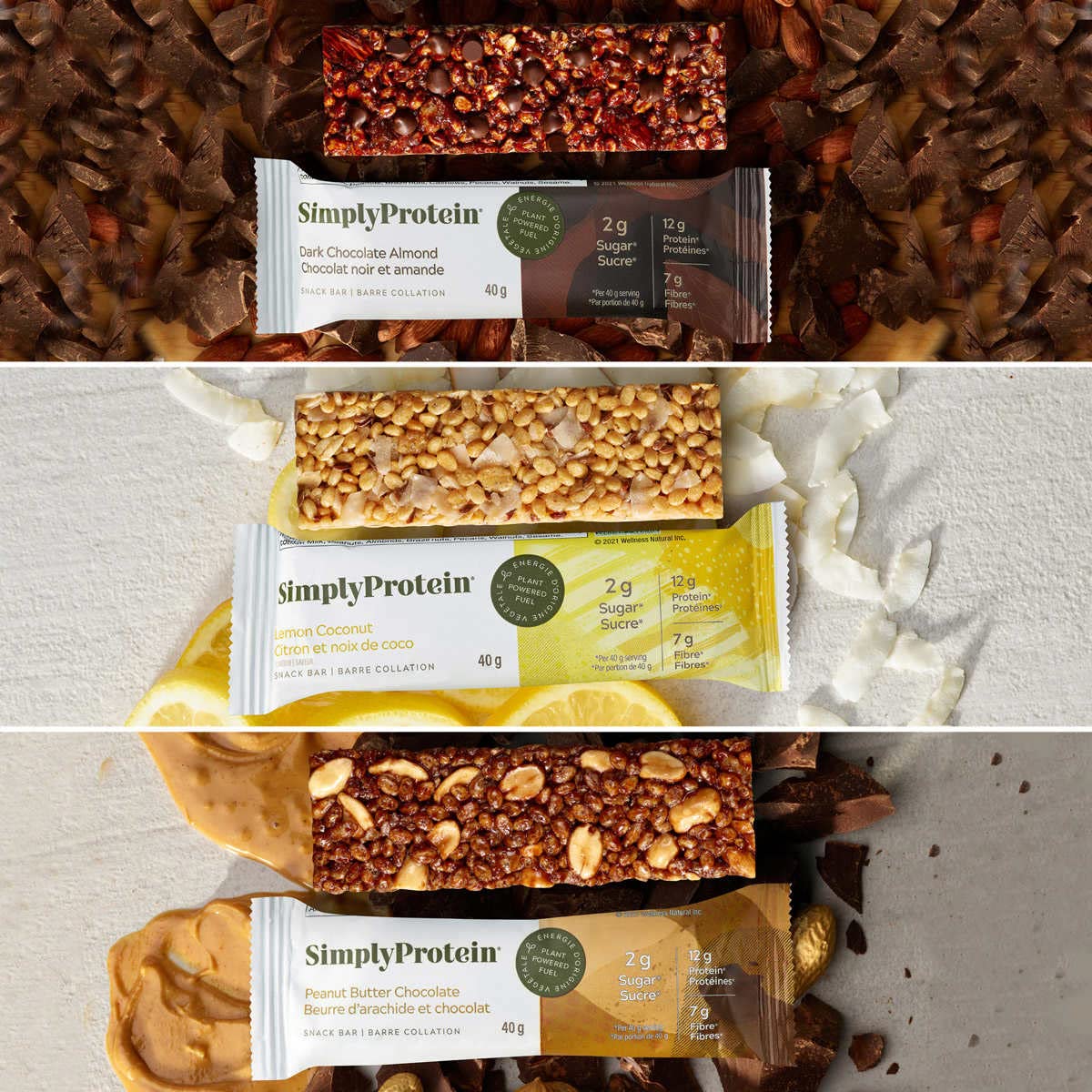 Simply Protein Bars, Variety Pack, (Original) - Image 2