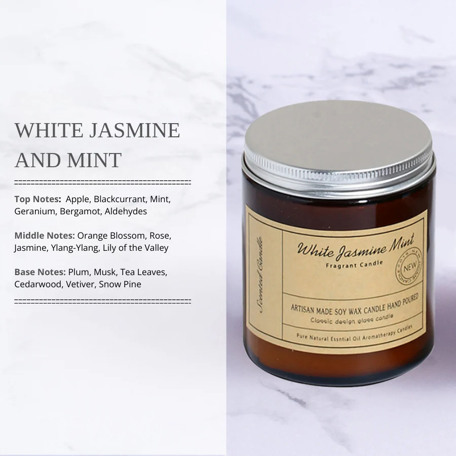Smokeless Aromatherapy Scented Candle Handmade with Natural Soy Wax, Creative Glass Cup Tea Bottle Design, Decorative Home Aromatherapy Candle Cup for Living Room, Bedroom, and Gift - Image 15