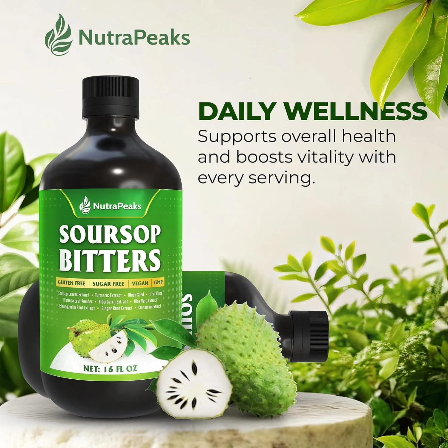 Soursop Bitters Liquid – Herbal Detox Formula with Soursop, Turmeric, Moringa & Black Seed - Image 6