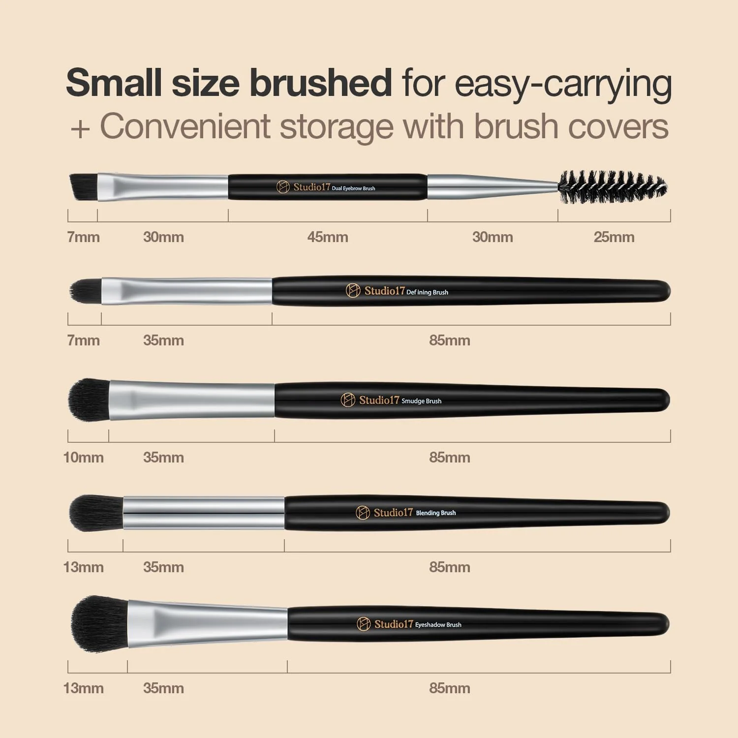 Studio17 Eye Makeup Brush Set - Image 6