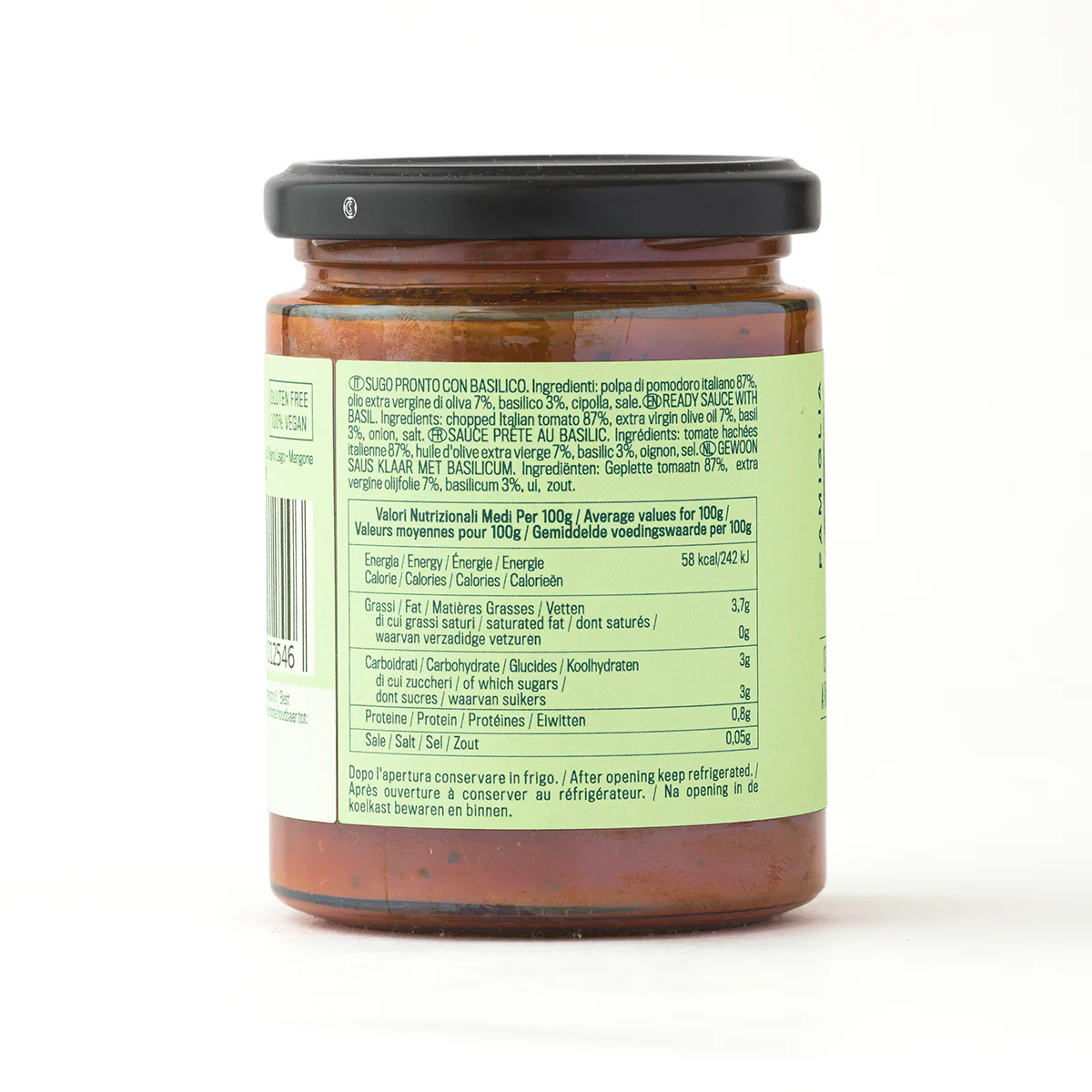 Sugo Pronto Basilico (READY BASIL SAUCE) - Image 2