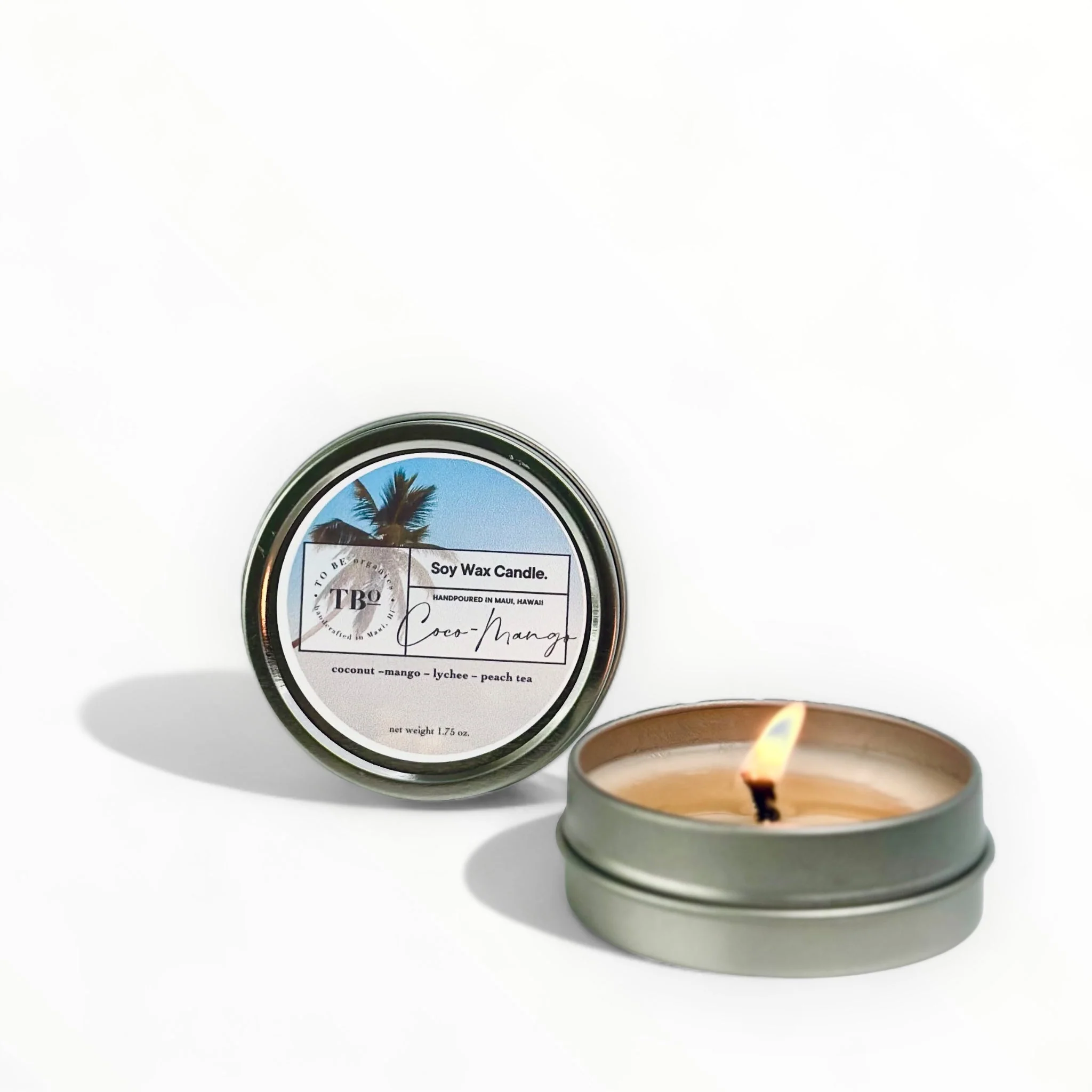 Summer Sunset Soy Wax Candle - Image 2