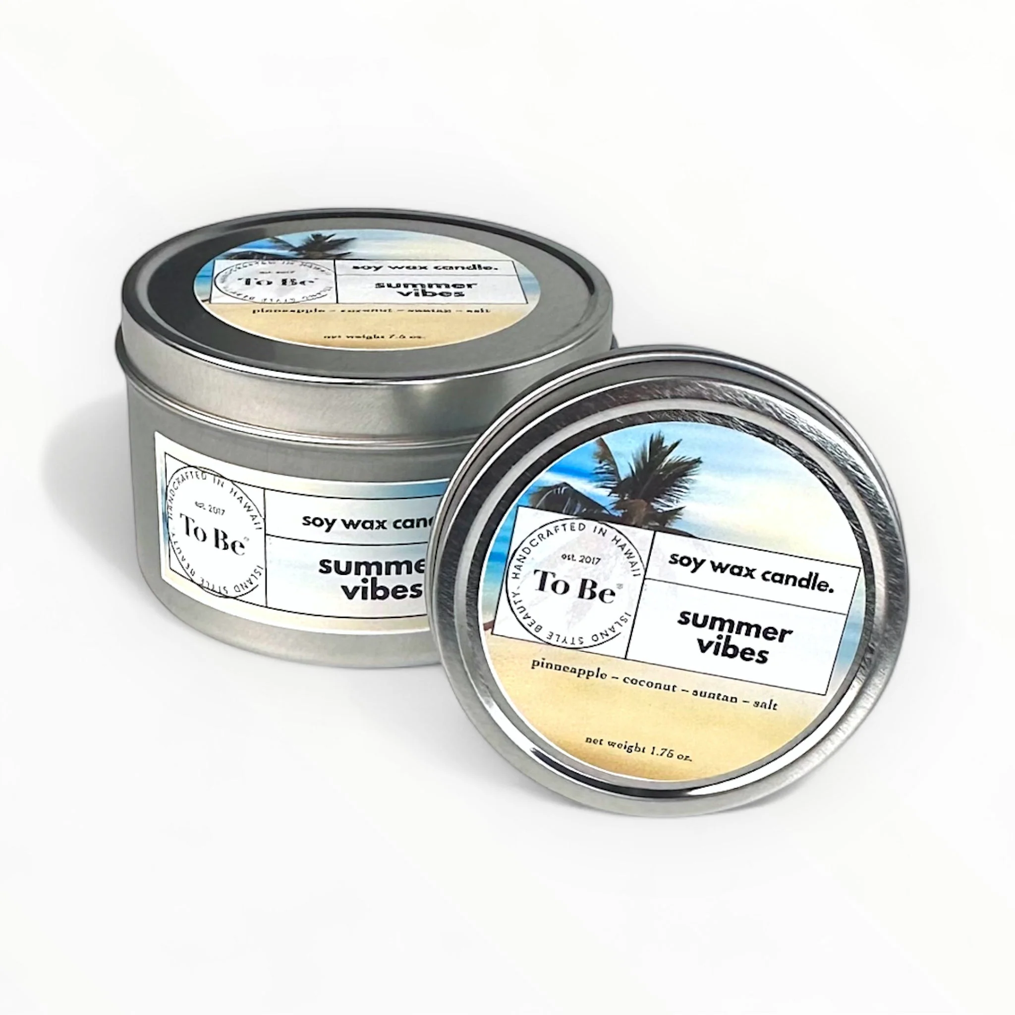Summer Vibes Soy Wax Candle *NEW!