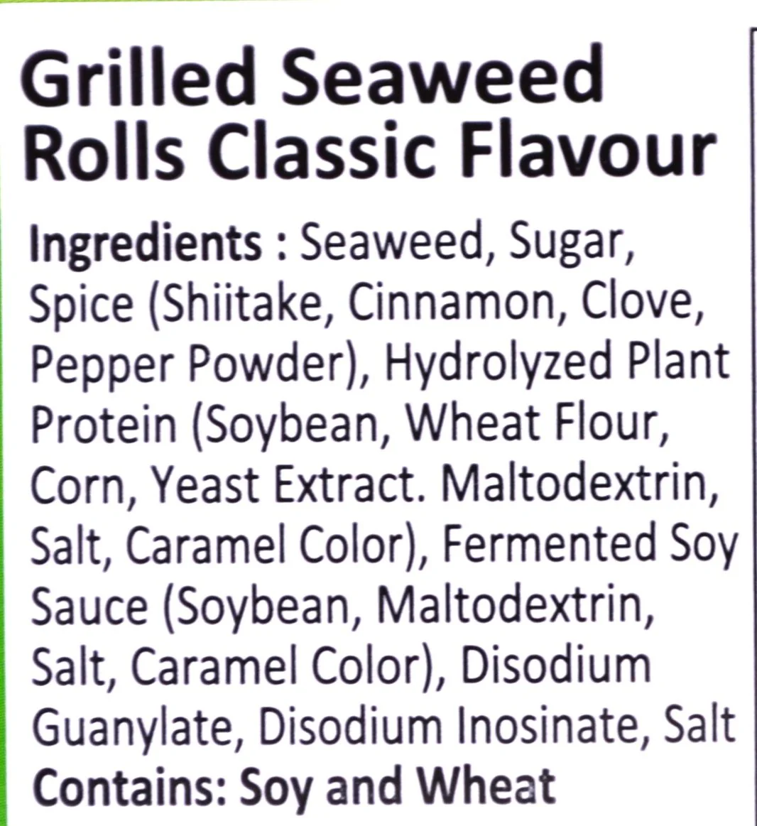 Tao Kae Noi Big Roll Grilled Seaweed Roll 9 Packets Per Box, (32.4 g) - 3 Boxes (Classic Flavour) - Image 2