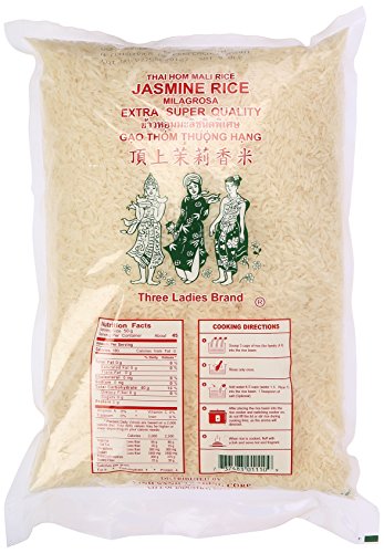 Three Ladies Jasmine Rice Long Grain 5 lbs (011109) - Image 3