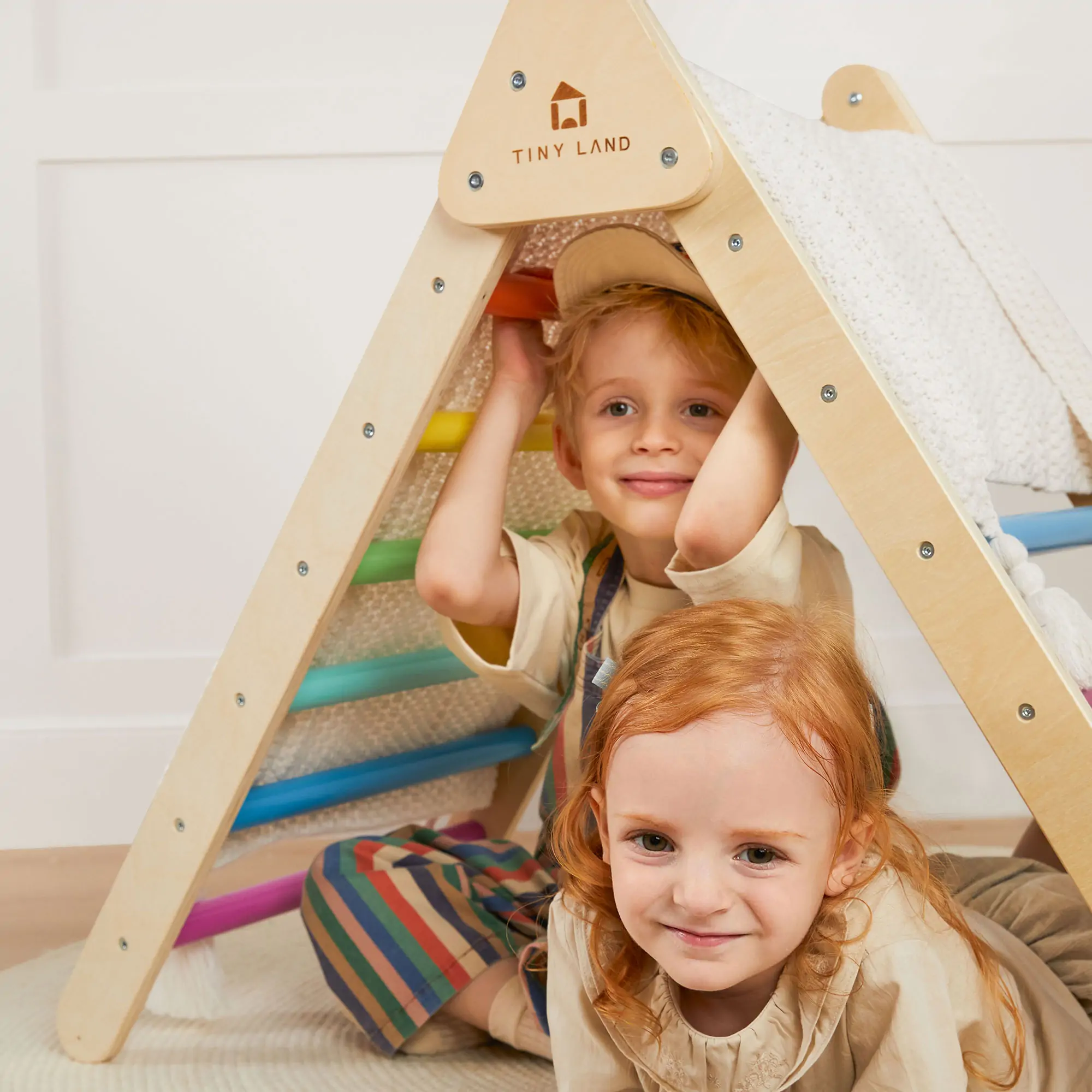 Tiny Land® 7-in-1 Rainbow Climbing Set - Image 8