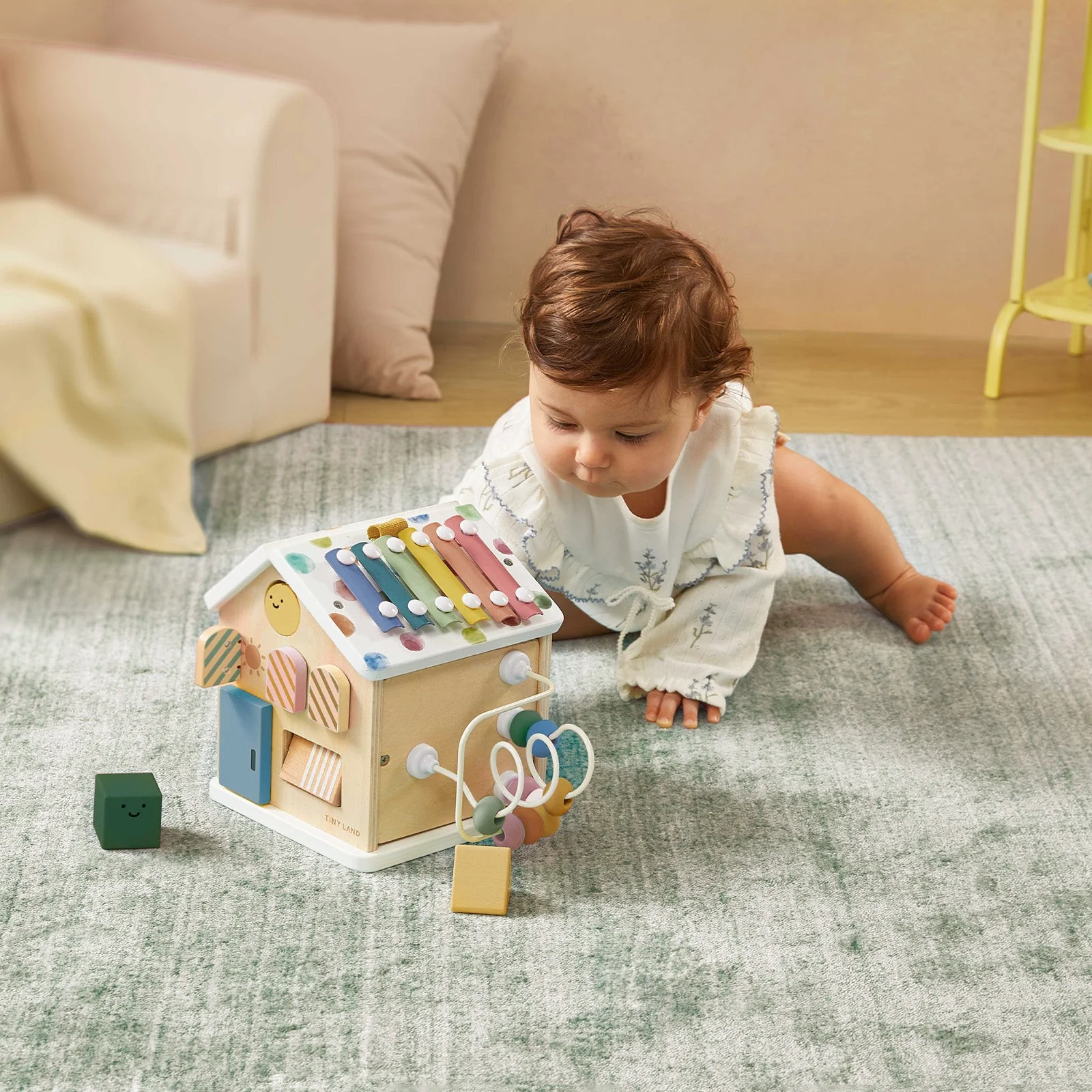 Tiny Land® Cottage Activity Cube - Morandi - Image 6
