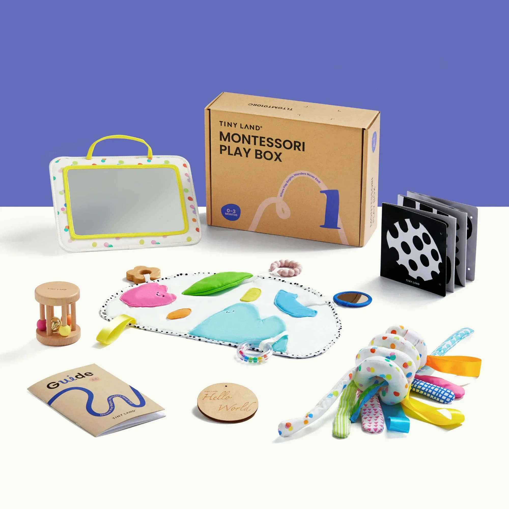 Tiny LandĀ® Montessori Toys for Newborns (0ā3 Months)