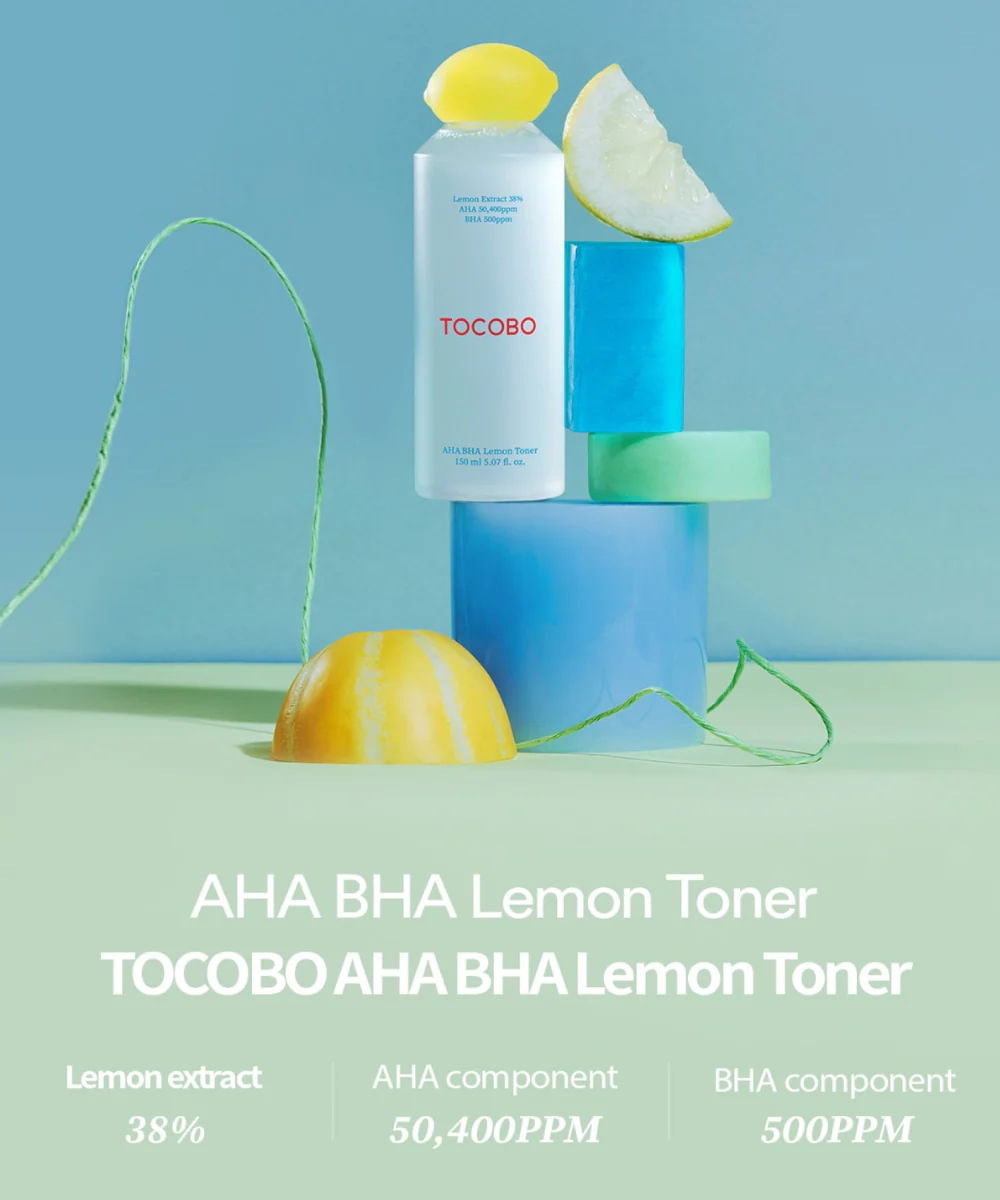 TOCOBO AHA BHA Lemon Facial Toner - Image 4