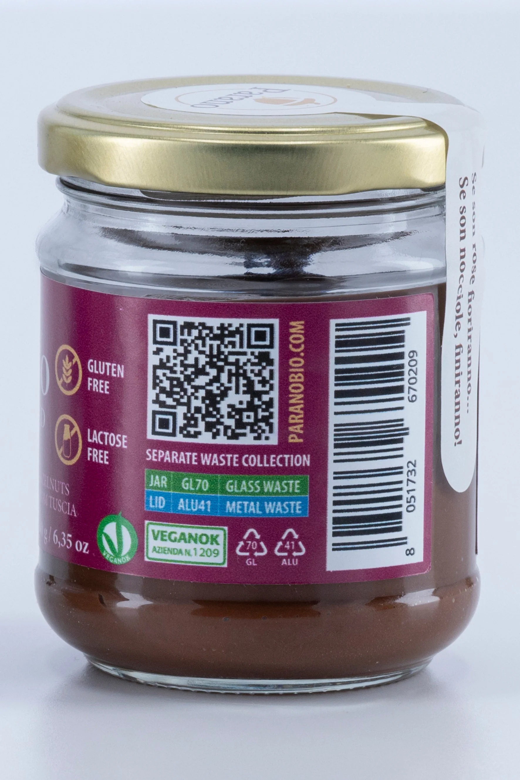 TreBio: Organic Hazelnut Cocoa Cream - Image 2
