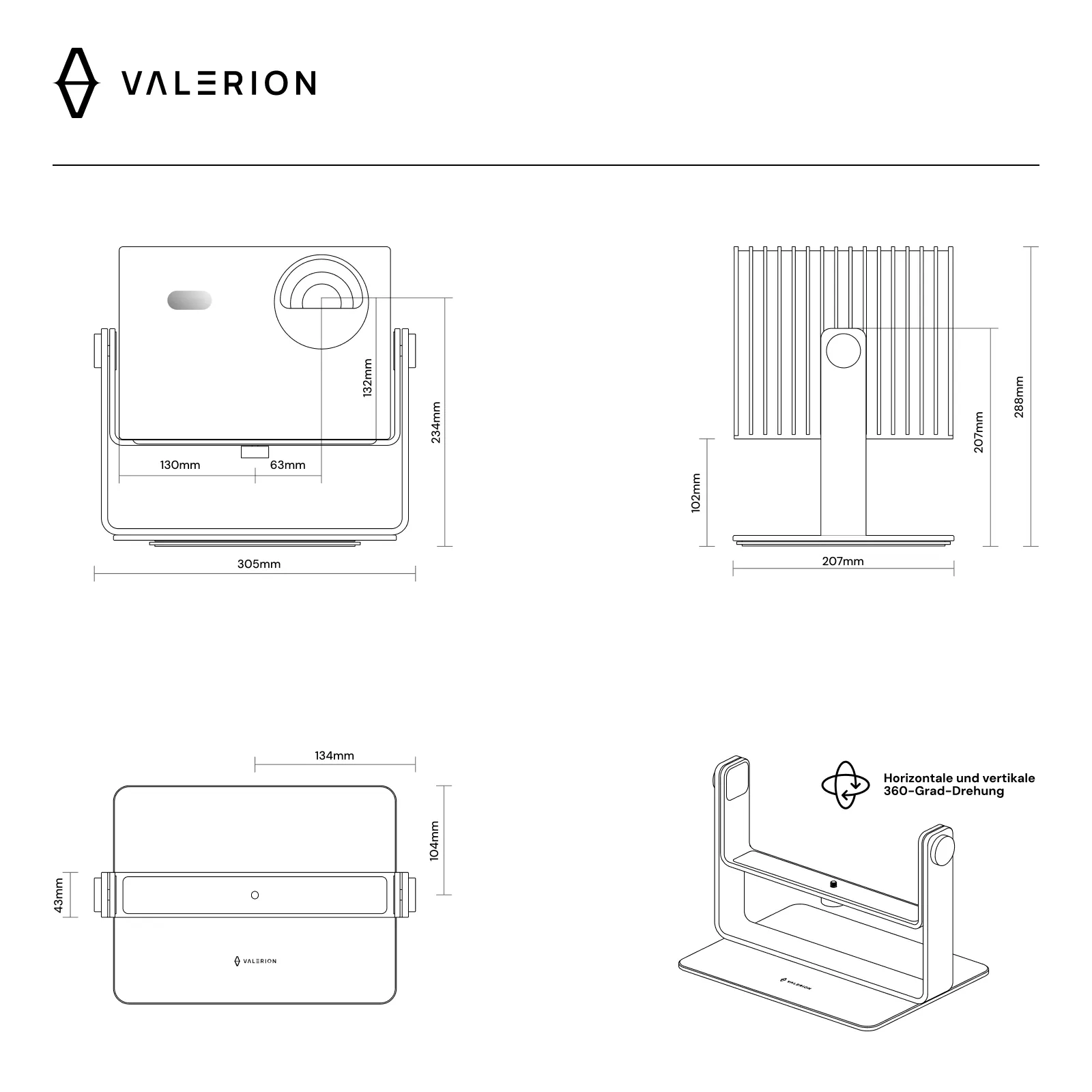 Valerion Desktop Gimbal Stand - Image 10