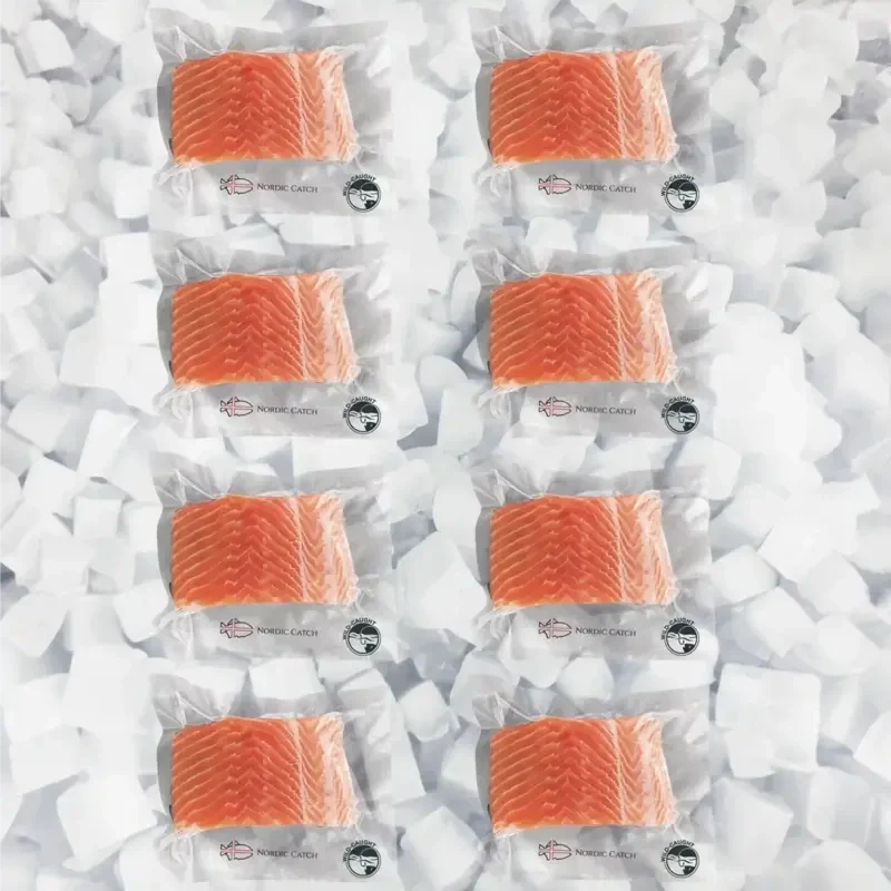 Wild Caught Salmon, Columbia River King Skin On (Bulk Case)