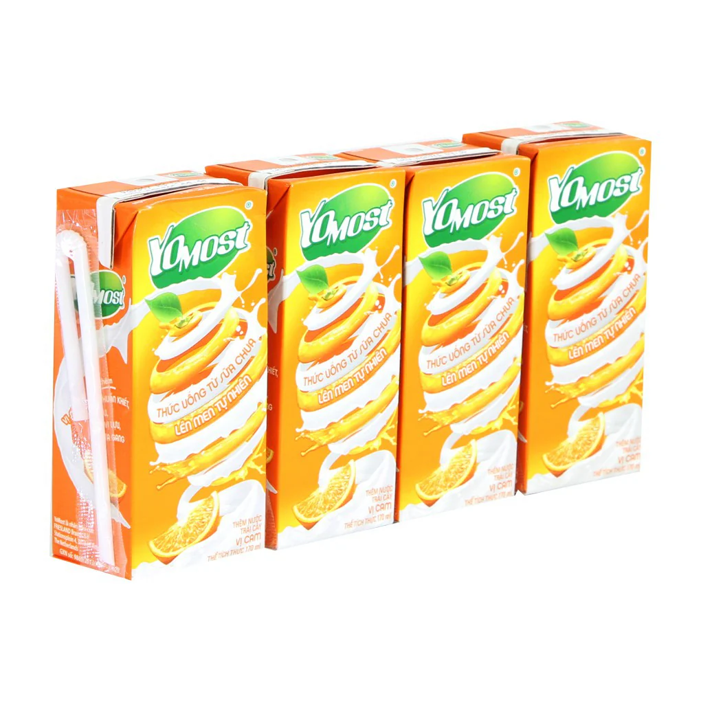 Yomost Yogurt Drink - Natural Fermented Yogurt Pack 4x170ml - Image 10