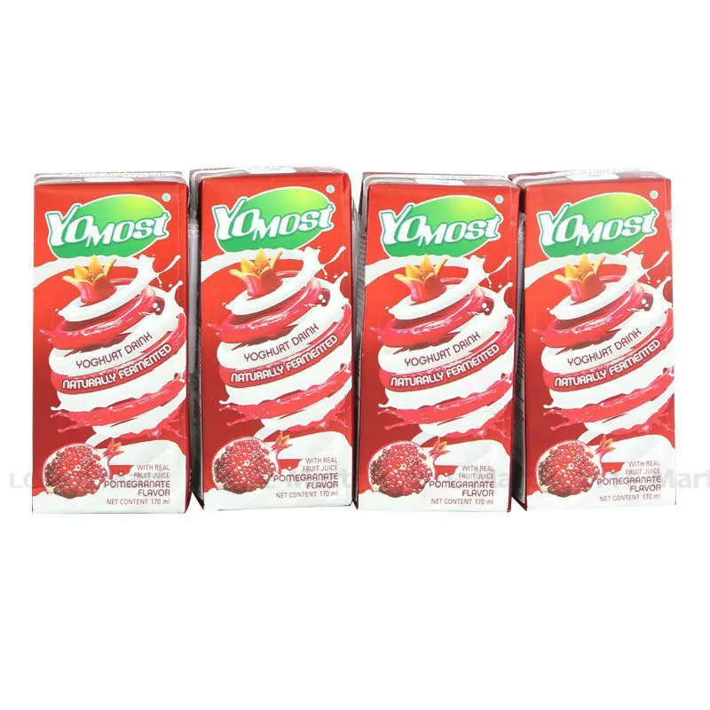 Yomost Yogurt Drink - Natural Fermented Yogurt Pack 4x170ml - Image 6