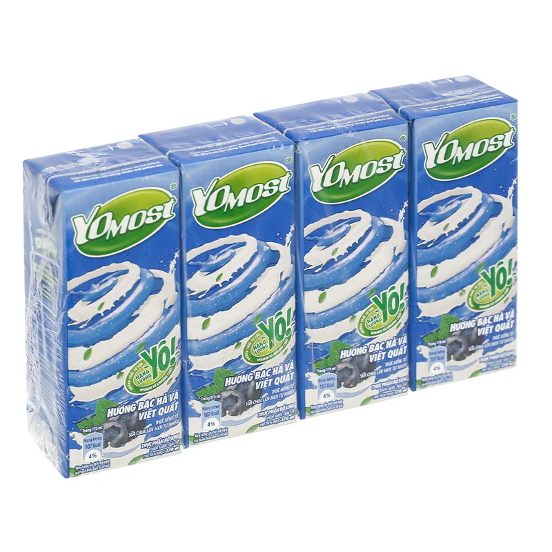 Yomost Yogurt Drink - Natural Fermented Yogurt Pack 4x170ml - Image 7